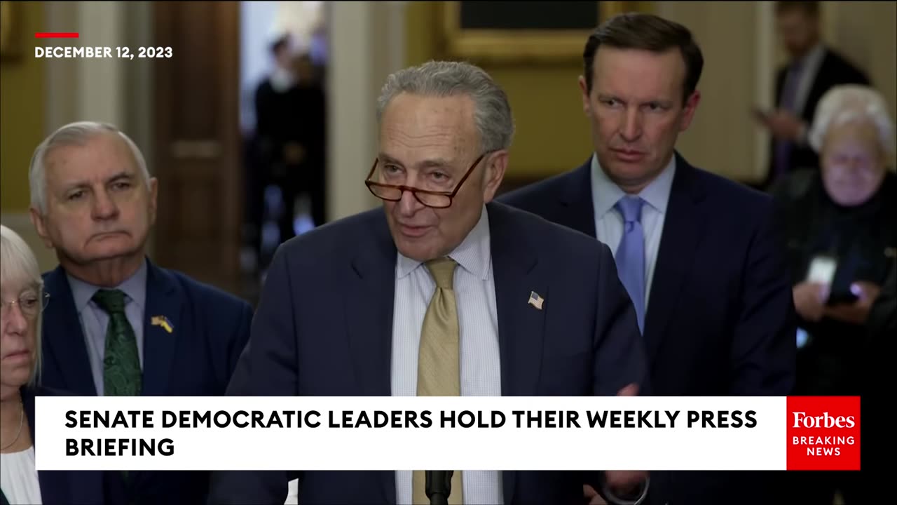 Chuck Schumer After Meeting With Zelensky In DC- 'He Was Extremely Persuasive'