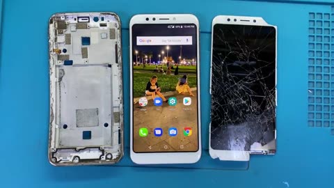 Restoration abandoned destroyed phone --- AF invention