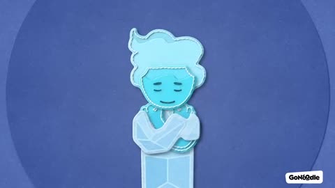 Relaxing breathing video