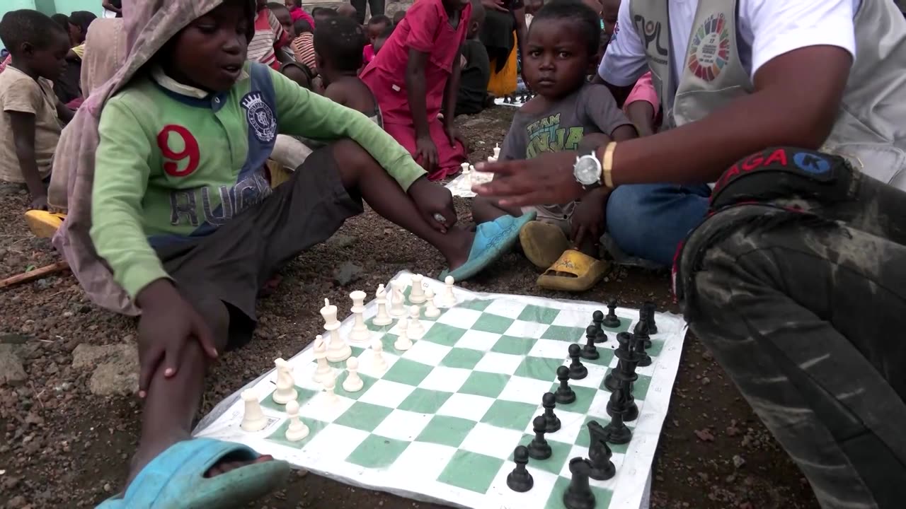 Congo chess club offers an escape from war