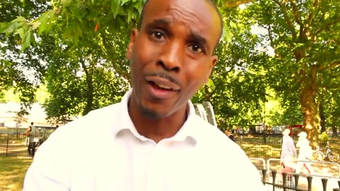 A confused Sheikh gets owned on God's love - Godwin - Speakers Corner