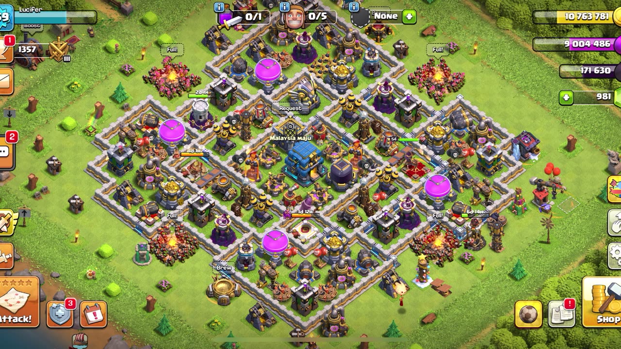 Clash of clan best goblins attack for loot 1m gold