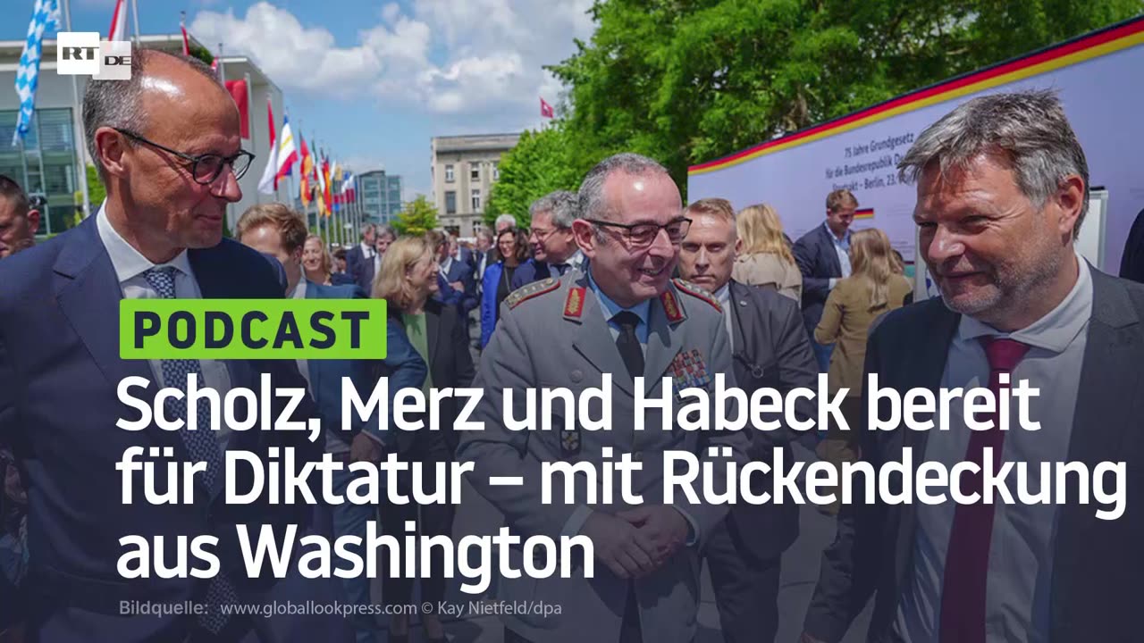 Scholz, Merz und Habeck bereit für Diktatur – mit Rückendeckung aus Washington
