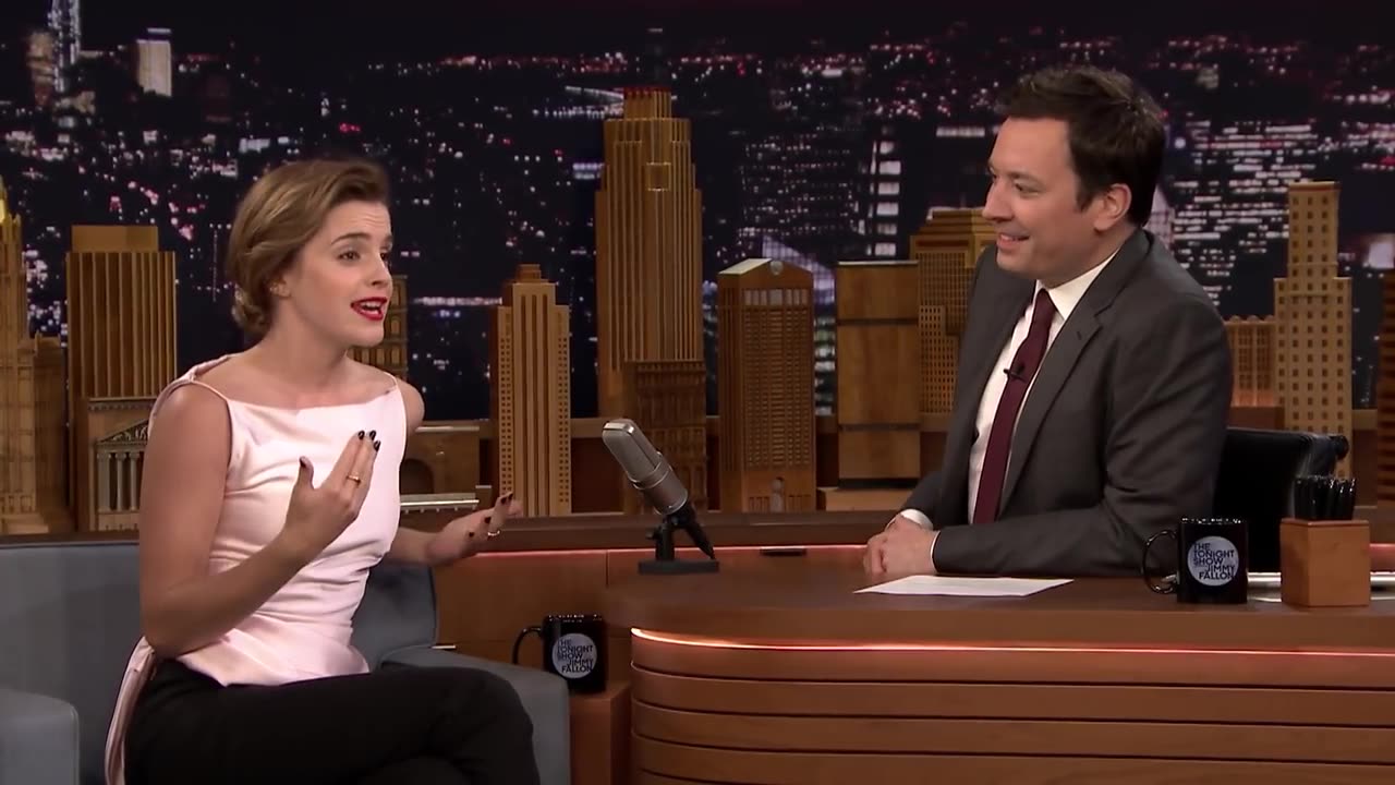 Emma Watson once mistook Jimmy fallon for Jimmy kimmel