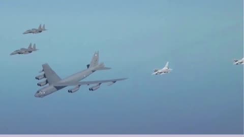 AS Menerbangkan Pesawat B52 dalam Latihan Bersama dengan Korea Selatan