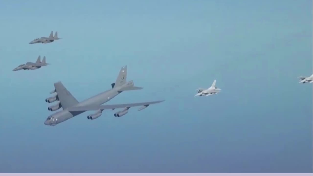 AS Menerbangkan Pesawat B52 dalam Latihan Bersama dengan Korea Selatan