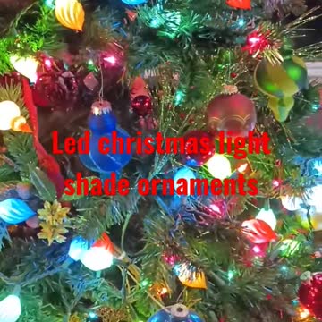 Christmas Light shade ornaments