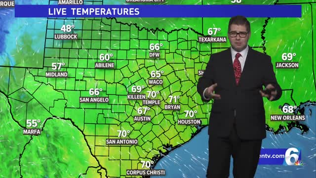 Upcoming Cold Fronts May Push Us Into Seasonable Conditions Central Texas Forecast