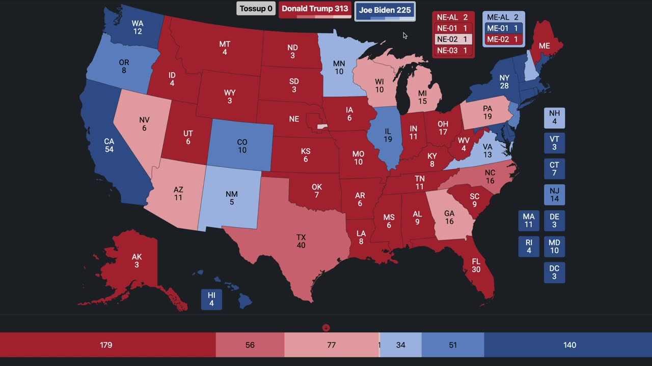 240130 Trump Reaches HIGHEST Electoral Count Yet -2024 Map Prediction.mp4