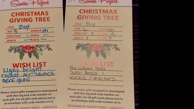 Community Santa Project at AJ Sliders
