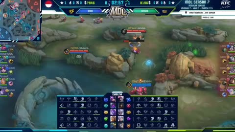 MDL ID S7 - ONIC PRODIGY VS DEWA UNITED GAME 2 | ONIC VS DEWA GAME 2 MDL ID SEASON 7 WEEK 7 DAY 3