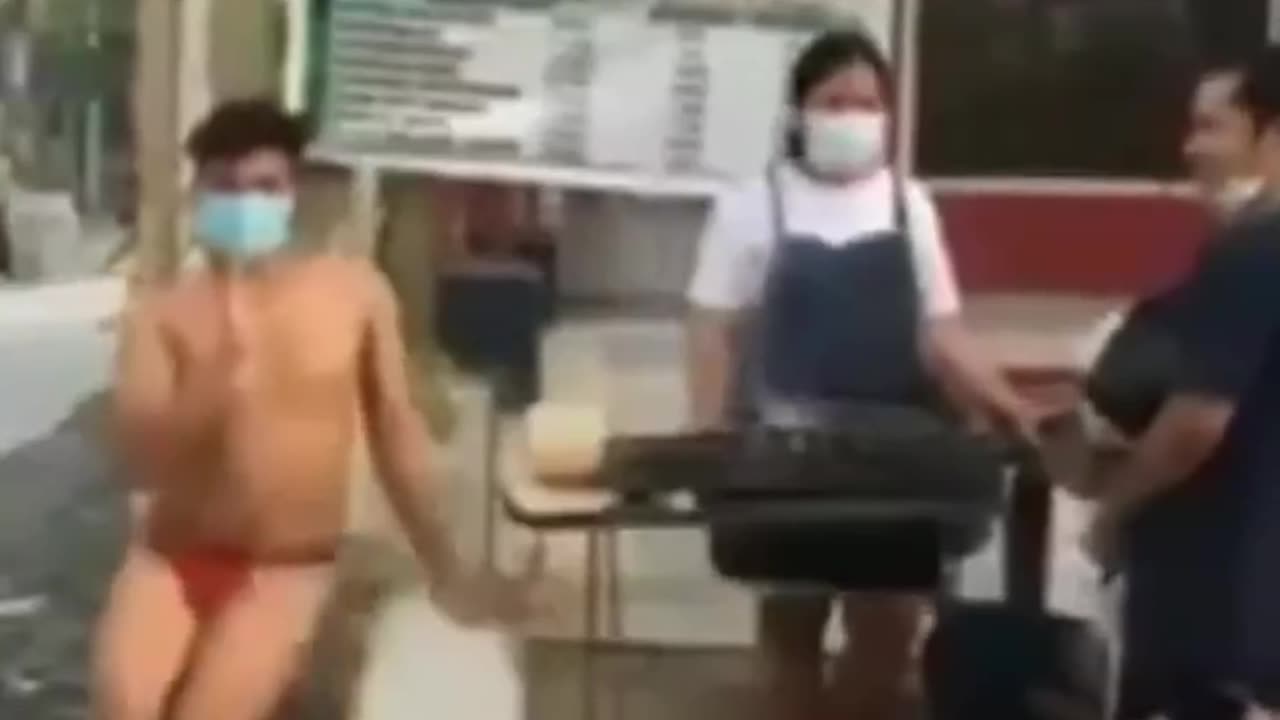 Filipino guy dancing