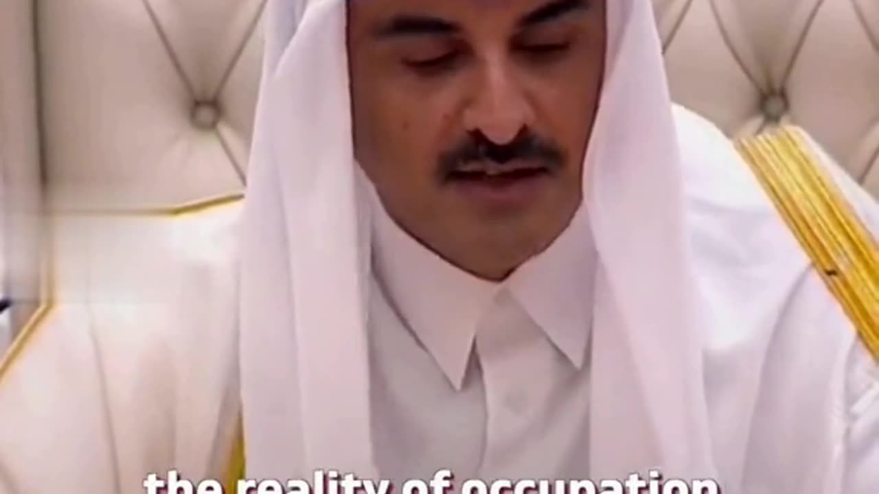 NO "UNCONDITIONAL GREEN LIGHT" for Israel to kill civilians in Gaza Strip states Qatari Emir Sheikh Tamim bin Hamad