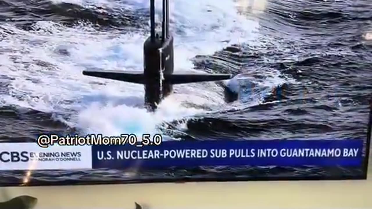 One Day after the Russian sub announced in Cuba. US Navy Sub in Gitmo.