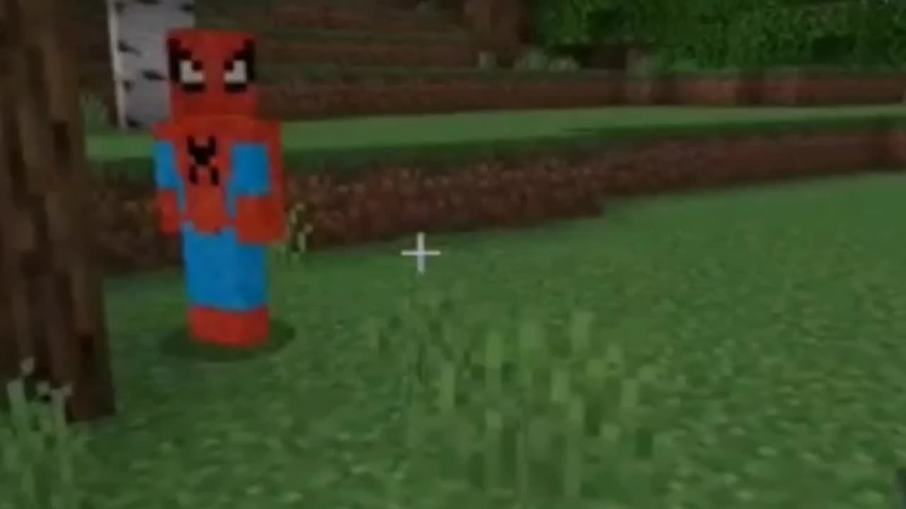 Spider man in Minecraft universe 😍