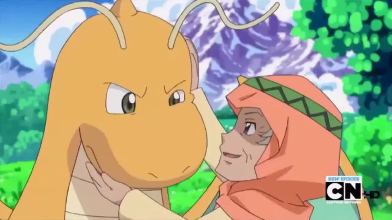 Best Wishes The village elder calms Dragonite down