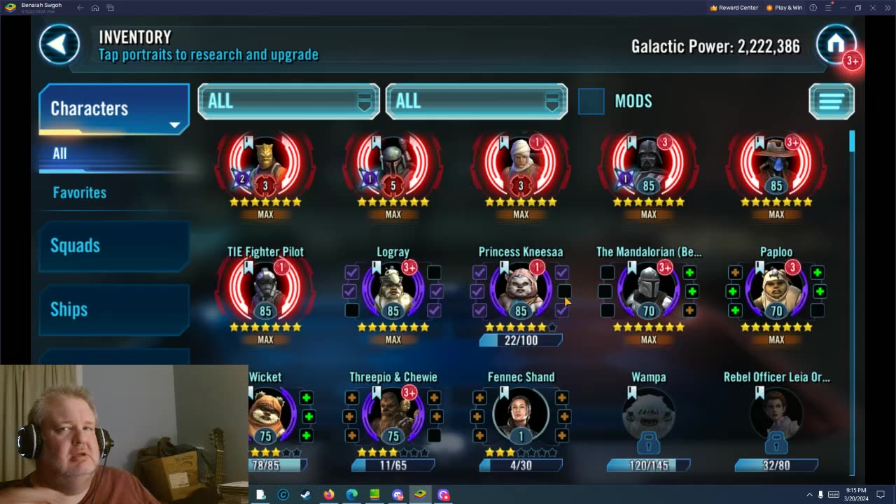 Star Wars Galaxy of Heroes Day 317