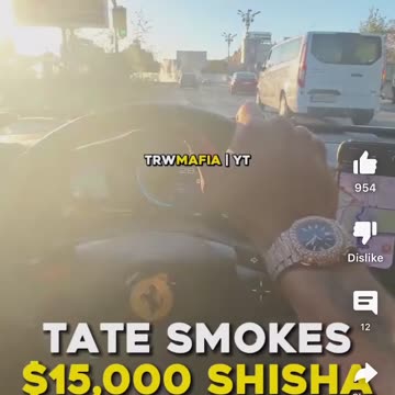 Andrew T@te Smokes $15K Worth of Shisha #moneyandpower #andrewtate #tateconfidential