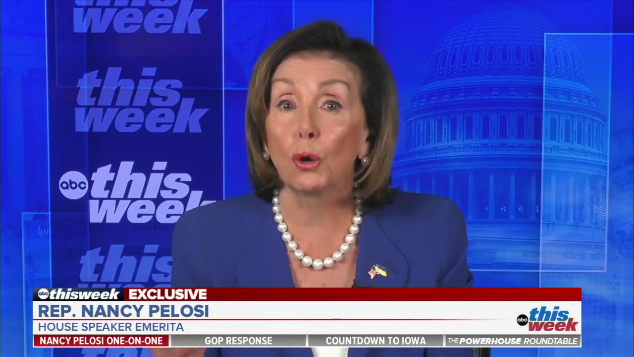 Pelosi: "Yes, I think that [Trump] engaged in an insurrection."