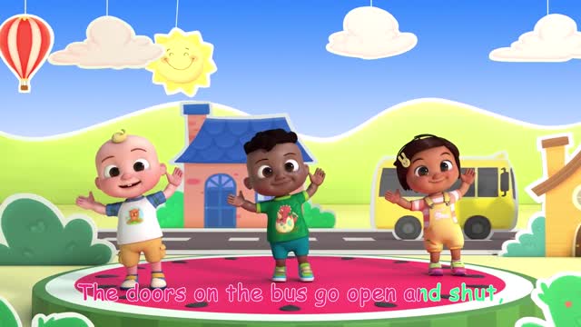 Wheels On The Bus Dance | Dance Party | CoComelon Nursery Rhymes & Kids Songs