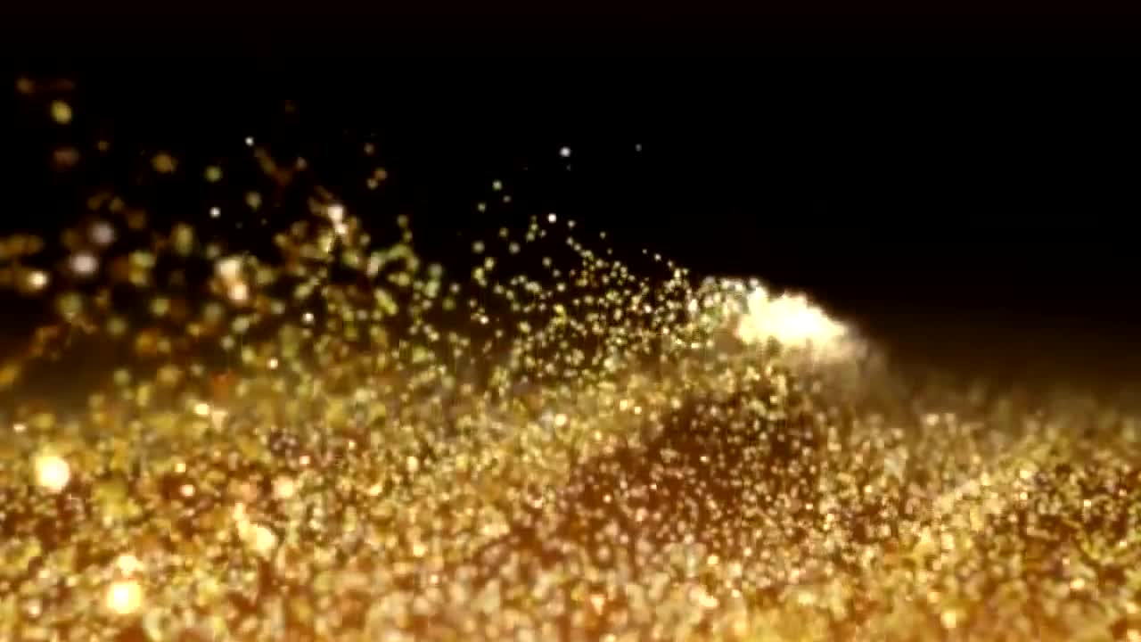 Gold Dust Free HD Background After Effects & Sony Vegas