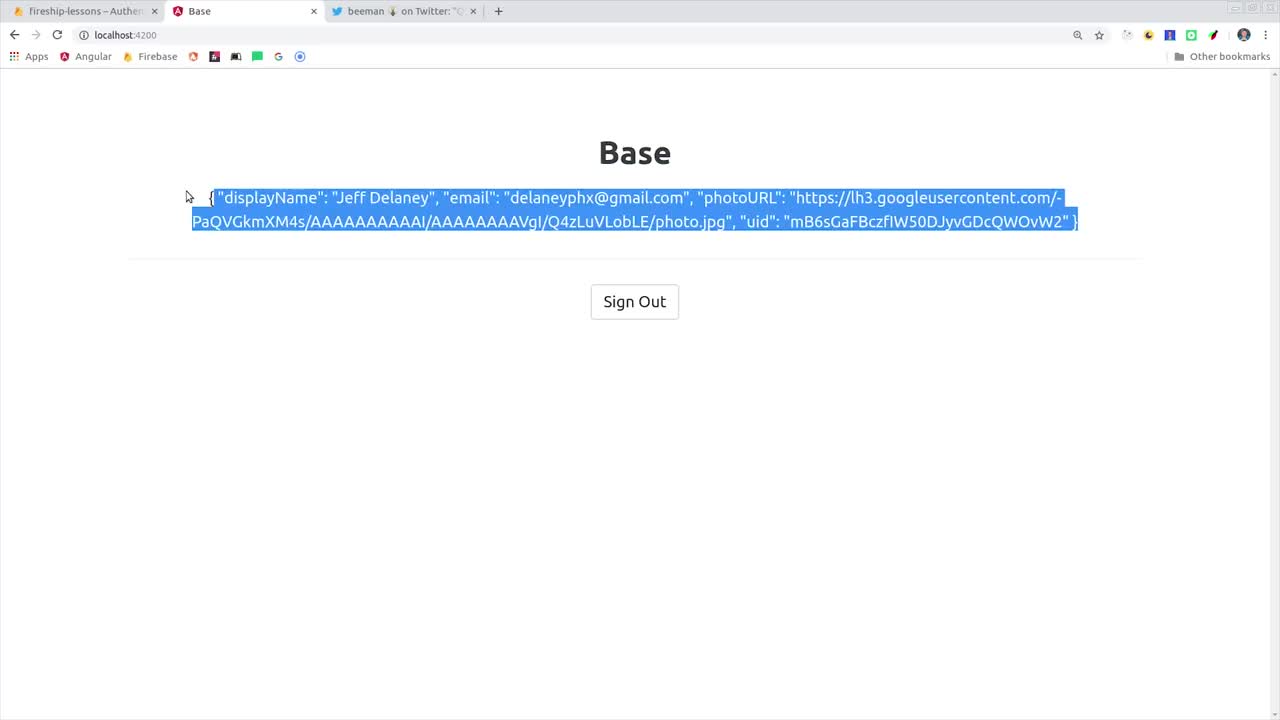 Firebase Google SignIn + Firestore w/ Angular