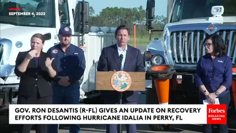 Florida Gov. Ron DeSantis: 96 Percent Of Homes Have Had Power Restored Since Hurricane Idalia