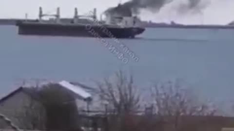 Yuriy Lutsenko was so happy to hit the Russian landing ship, but it turned out as always