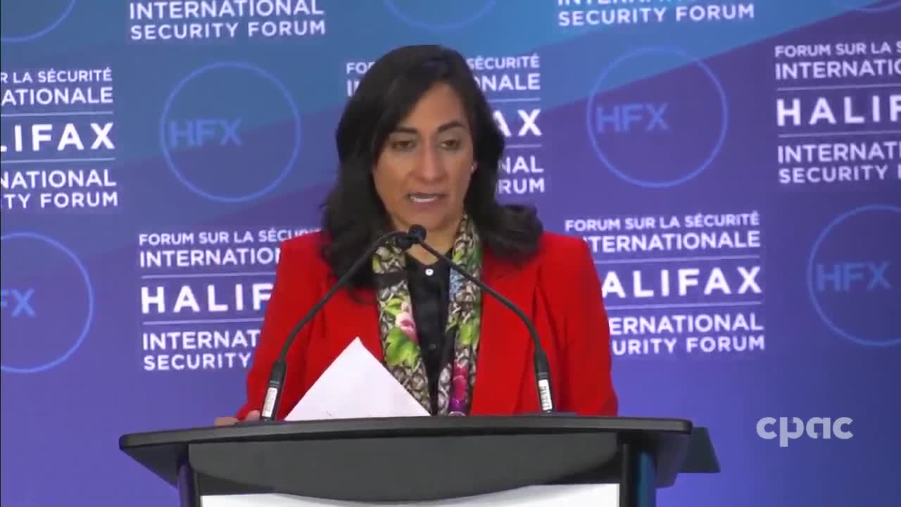 Canada: 2022 Halifax Security Forum – Opening News Conference