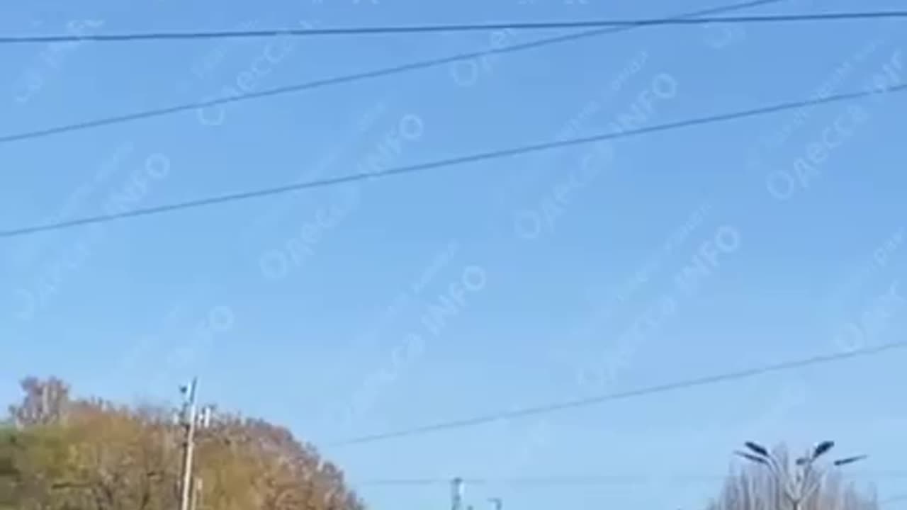 💔 How a shot down missile fell in Odesa
