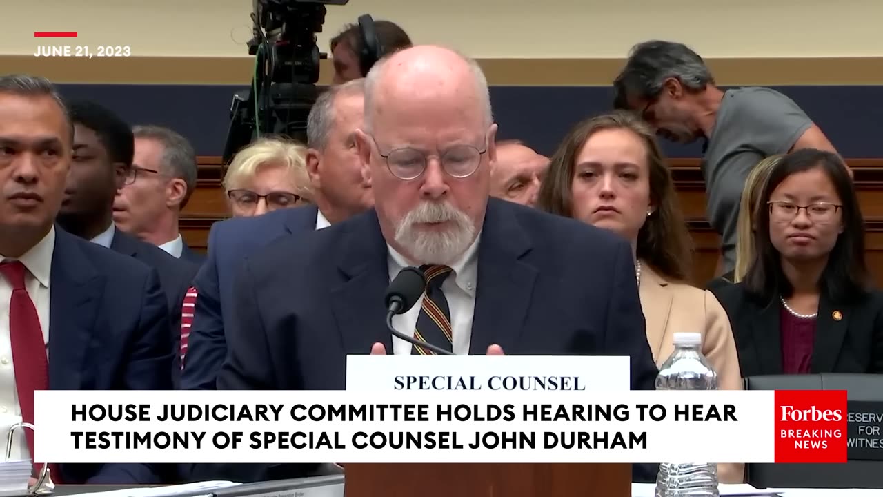 John Durham's Response To Question Draws Laughter From Members Of The Judiciary Committee