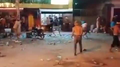 Peleas en el Carnaval de Barbosa, Santander