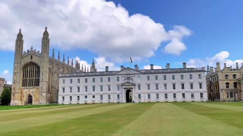 When I stand in front of Cambridge University at the age of twenty-eight