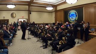 Taunton High School Jazz Band performance for Taunton Lights On.