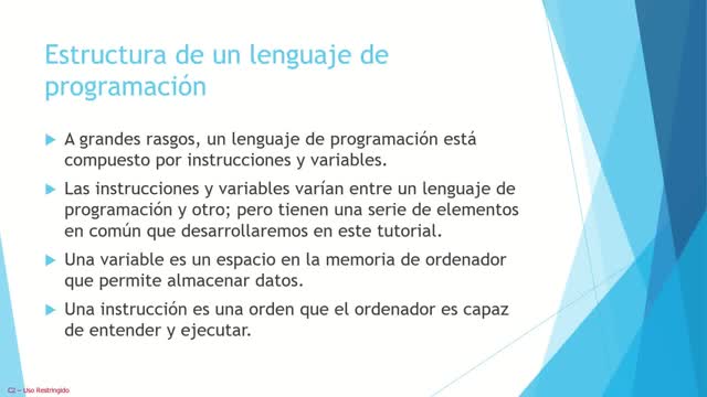 Conceptos básicos de programación. Parte 1.