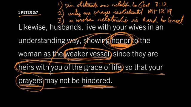 Your Prayers Hang on Your Marriage 1 Peter 3:7- Part 4