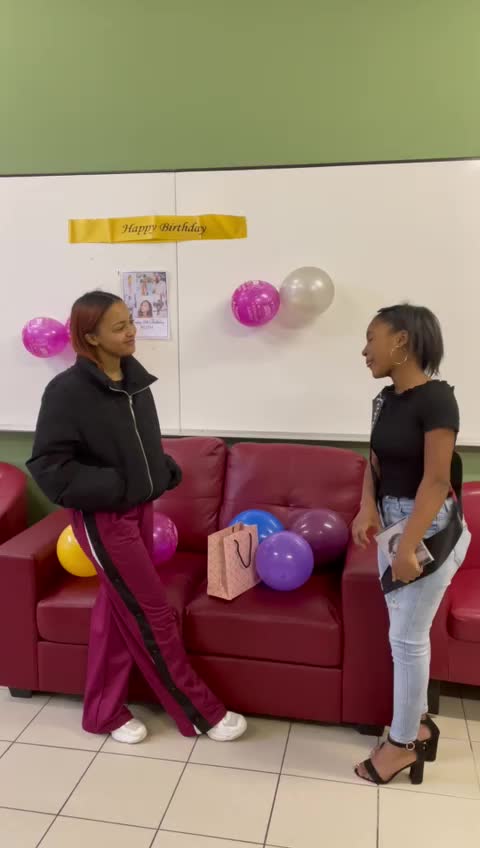 Birthday wish comes true: Paxton surprises teen at school