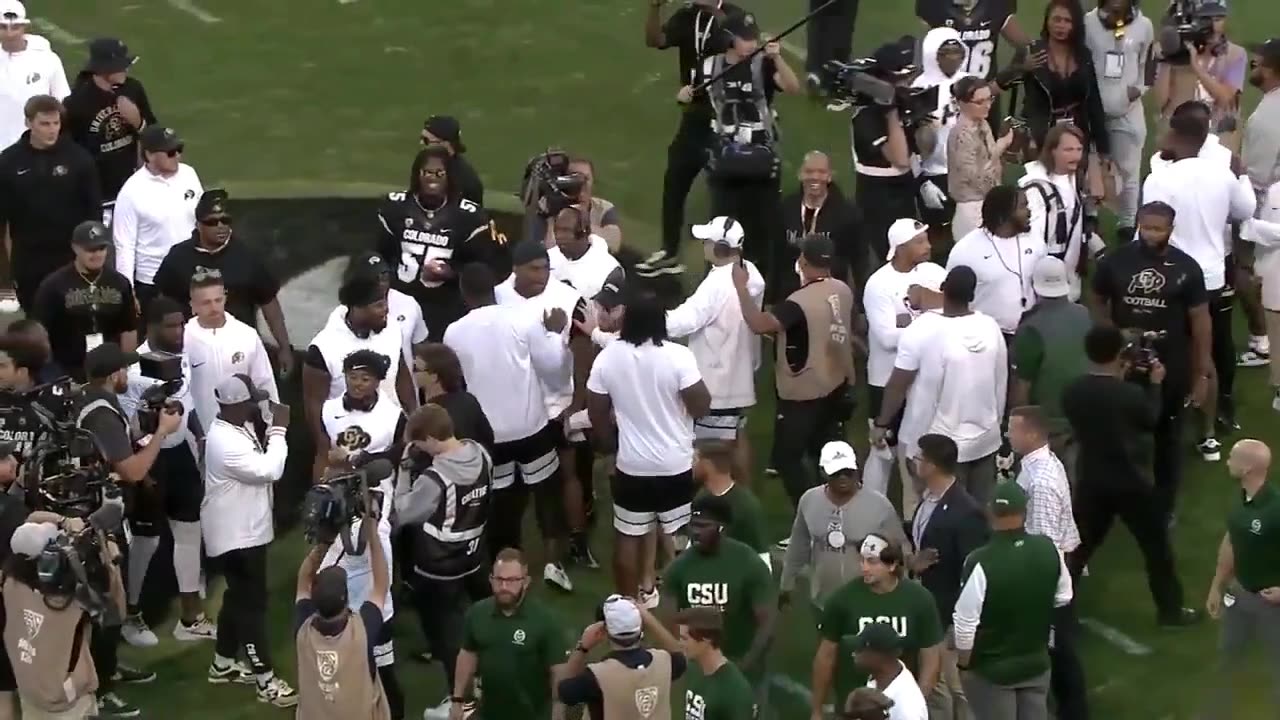 Pre-Game Fight between CU and Colorado State !!! #deionsanders #viral #rumble