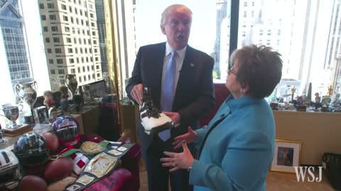 Donald Trump's Tour of His Manhattan Office