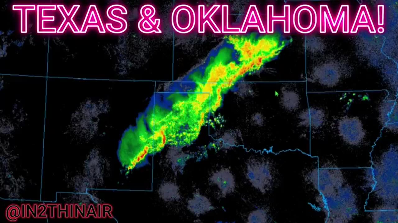 🤯'STRANGE Radar Anomalies' Over TEXAS & OKLAHOMA Ahead of Severe Weather Threat!