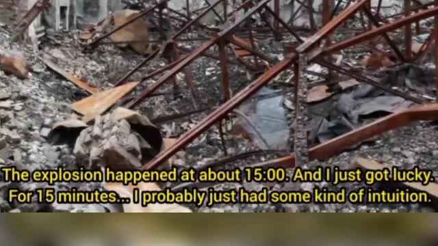 Ukrainian propaganda then claimed that the reason was the hit of a Russian