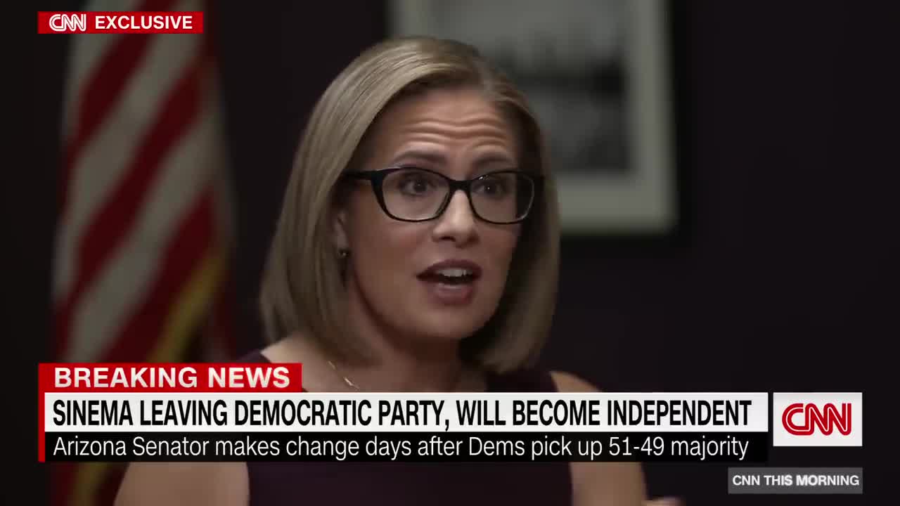 Tells CNN why cinema is leaving the Democratic Party