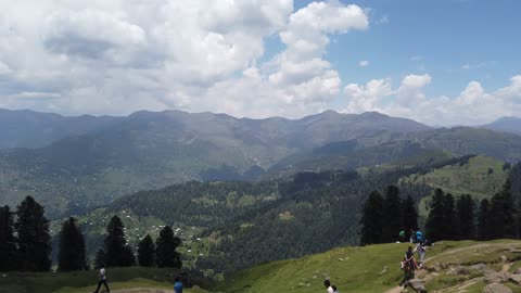 Beautiful view of murree hilly city