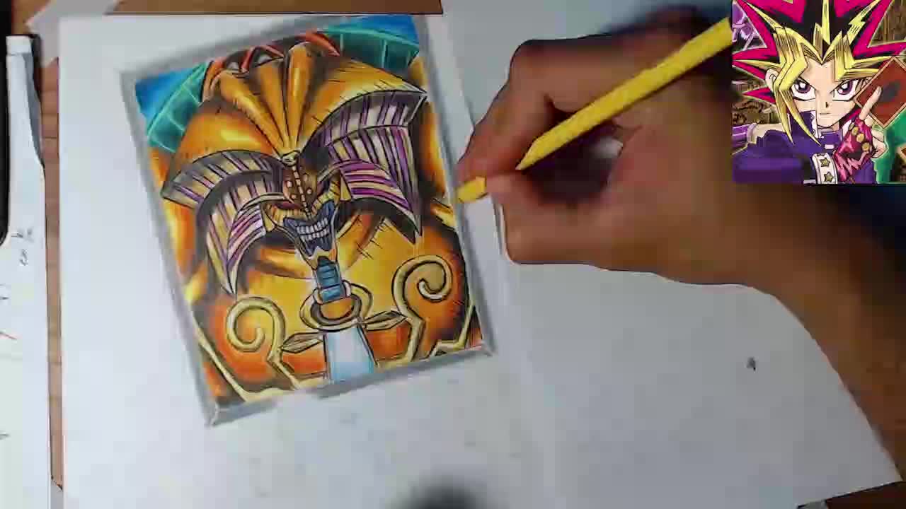 Yugioh Speed Drawing - Desenhar Anime Facil