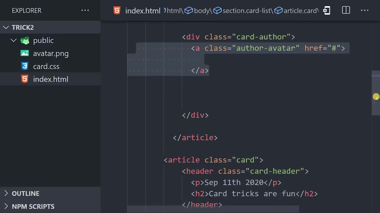 CSS Card Tricks