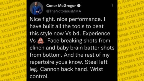 Conor McGregor reacts to Islam Makhachev's win, claims he can beat him