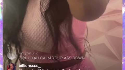 - LIYAH DA DOLL ; ON I.G LIVE EXPLAINING WHAT HAPPENED TONIGHT !