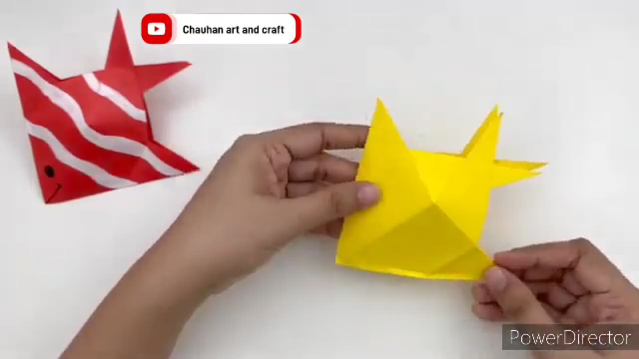 How To Make Easy Origami Paper Fish For Kids / Nursery Craft Ideas / Paper Craft Easy/KIDS crafts