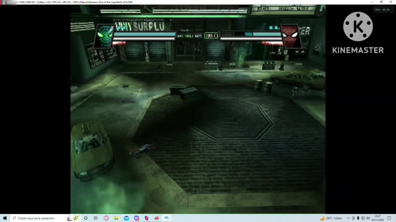 O Jogo Sombrio da Marvel - Marvel Nemesis Ps2 Aprendendo a Usar os FATALATIS COMO HOMEM ARANHA