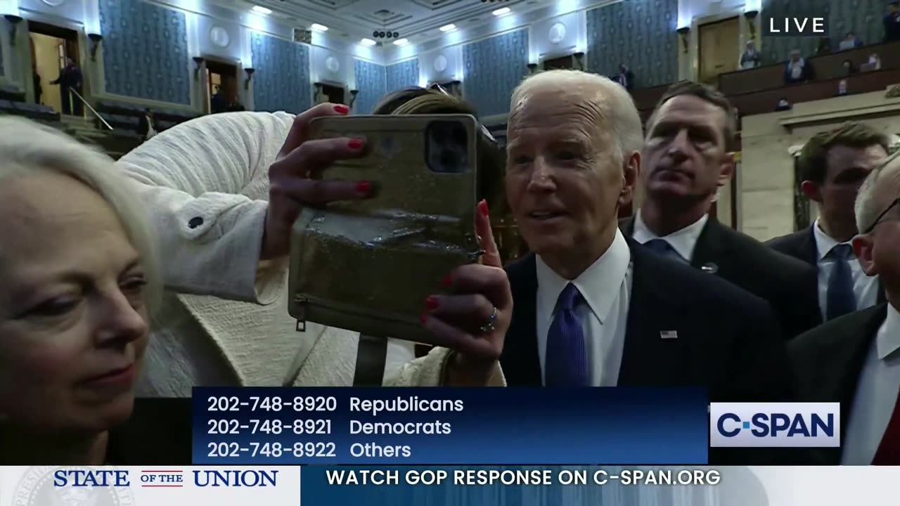 President Biden Meets Speaker Mike Johnson's Staff After SOTU